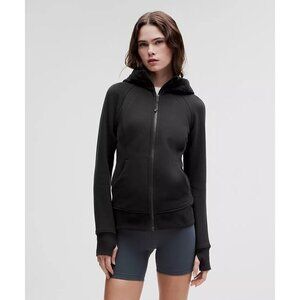 Scuba Full-Zip Hoodie - Black
